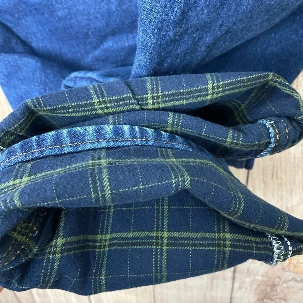 Wrangler Mens Regular Fit Plaid lined Jeans Size 40X34